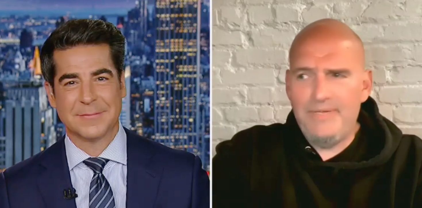 All Hell Breaks Loose On Fox When Jesse Watters Asks Fetterman One Question