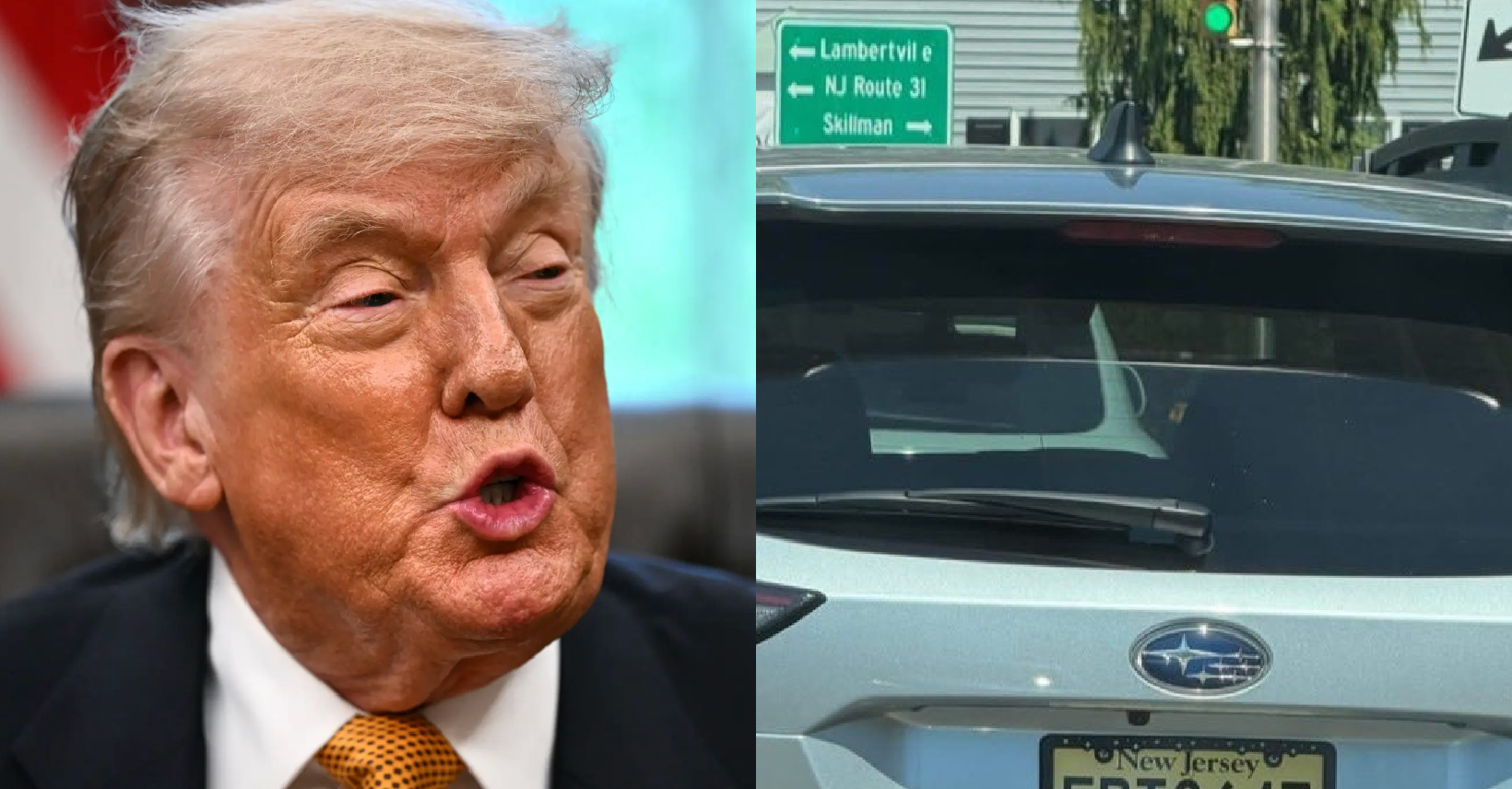 NJ Driver Pays The Price For Custom Trump Vanity Plate — Too Far?