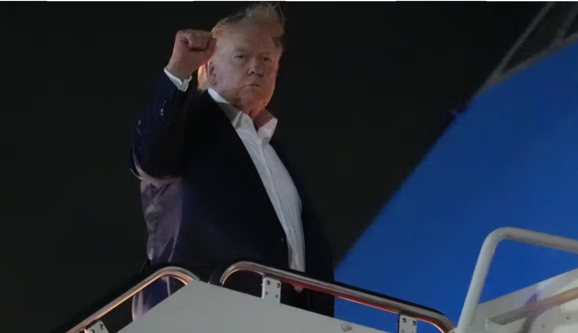 Trump Rushed Onto AF1 To Handle National Emergency