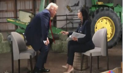 Trump Suddenly Runs Off LIVE News Set Mid-Interview