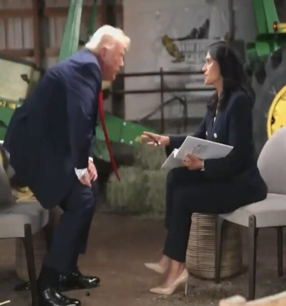 Trump Suddenly Runs Off LIVE News Set Mid-Interview