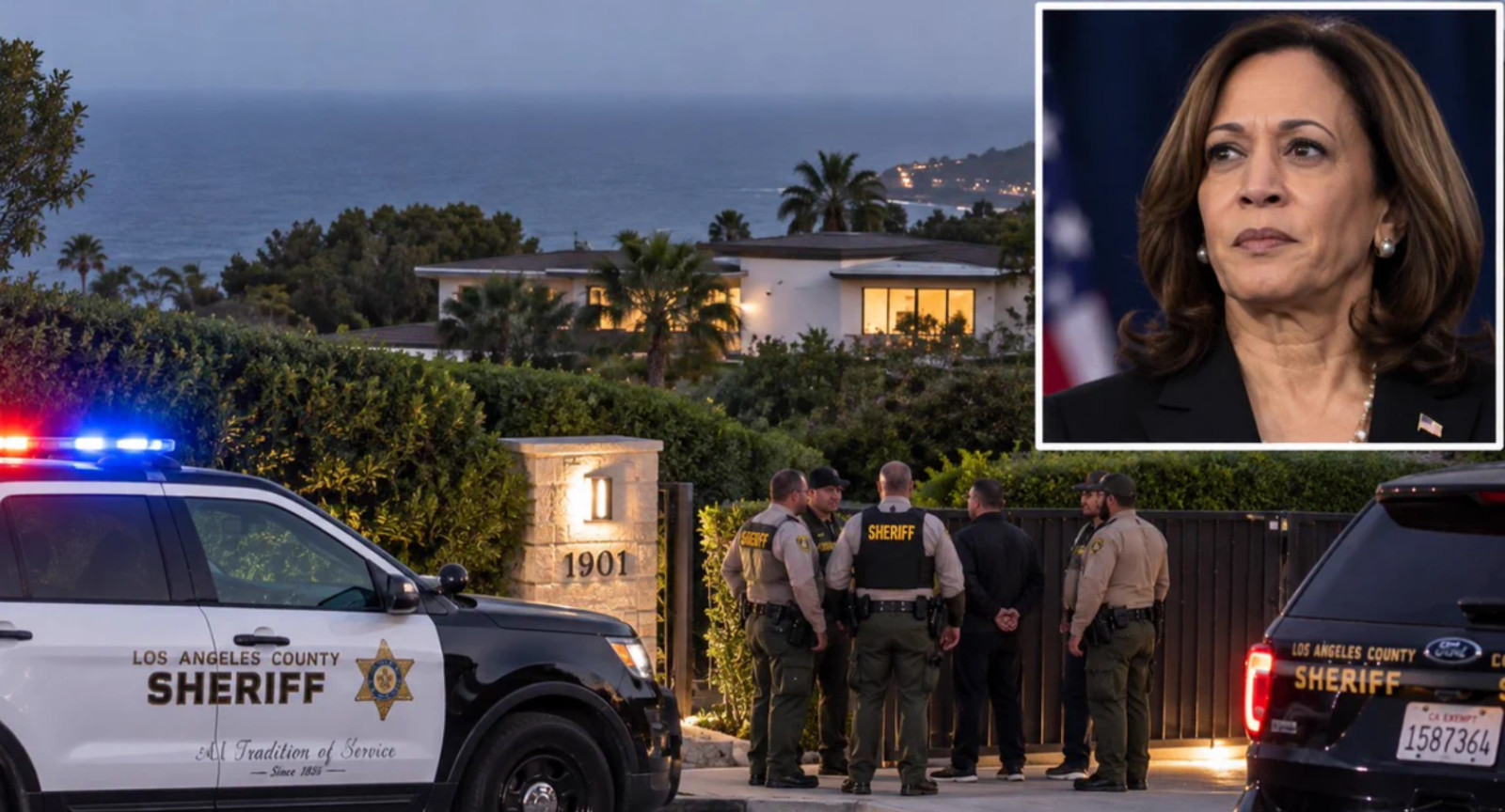 Police Rush To Kamala Harris’ House On Urgent Call
