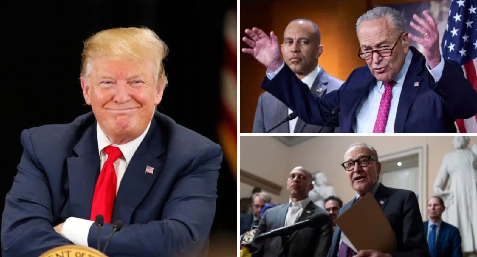 Dems Revolt Against Schumer And Side With Trump